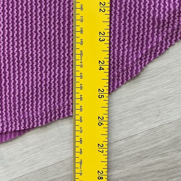 Reborn J the plus Womens Button Up Cardigan Violet Large - Picture 8 of 10